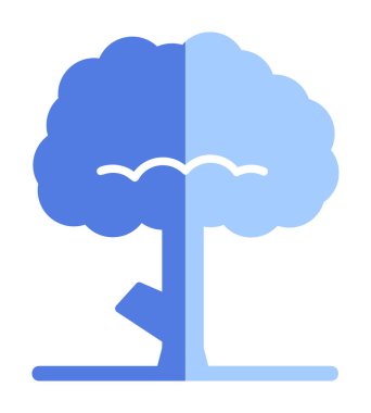 ağaç web simge vektör çizim