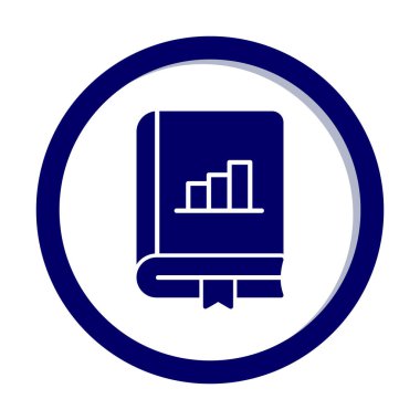 Çizelge simgesi, vektör illüstrasyonu   