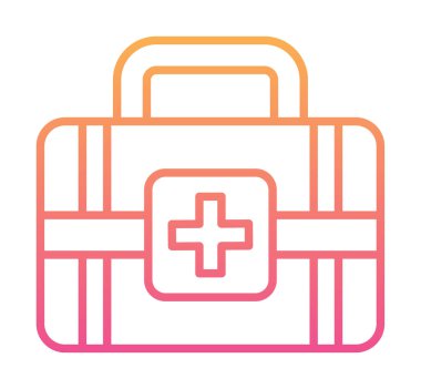 İlk yardım kiti vektör illüstrasyonu