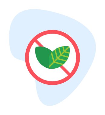 Basit Tütün Günü simgesi, vektör illüstrasyonu