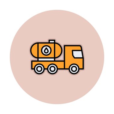 Petrol Tankı ikonu vektör çizimi