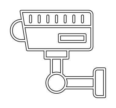 ccTV kamerasının vektör illüstrasyonu 