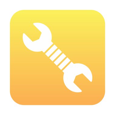 Wrench kutsal kişilerin resmi, vektör çizim