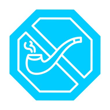 Proje ve eğlence için sigara içme simgesi yok