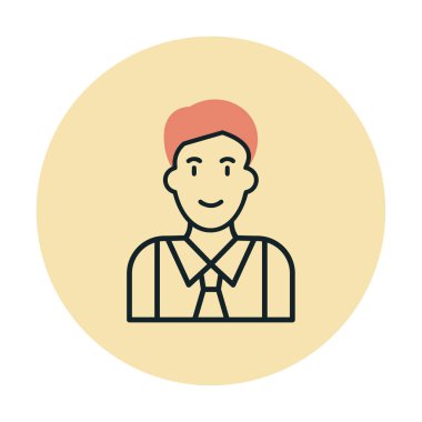 Basit düz yönetici satırı simgesi