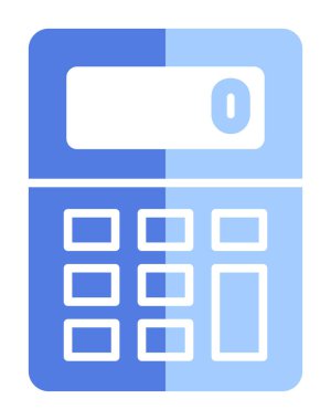 düz hesap makinesi vektör çizimi  