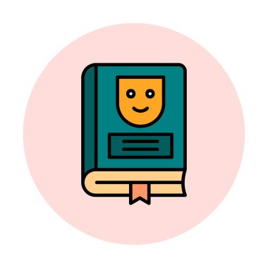 Çizgi Roman simgesi, vektör illüstrasyonu  