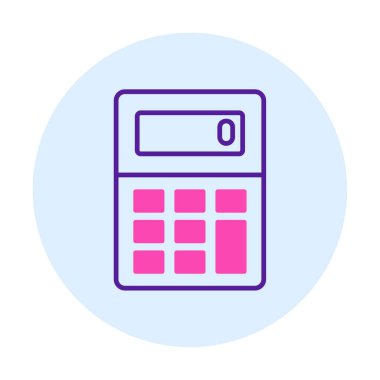 düz hesap makinesi vektör çizimi  