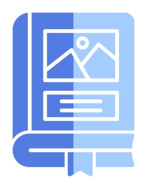 Fotoğraf Albümü vektör simgesi modern vektör illüstrasyonu