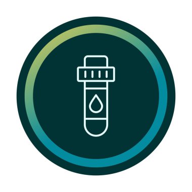 Kan Test Ağı simgesi, vektör illüstrasyonu