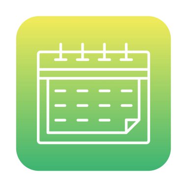 calendar icon, vector illustration design