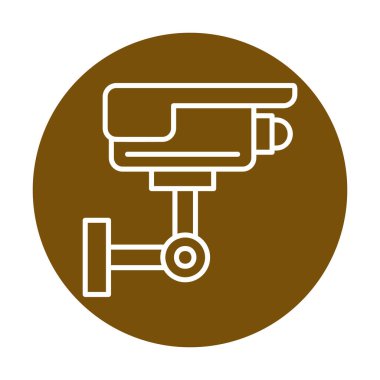 ccTV kamerasının vektör illüstrasyonu 