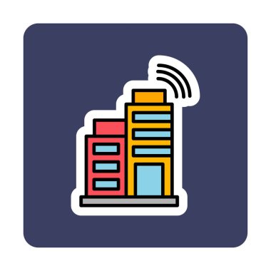 vector illustration of smart city  