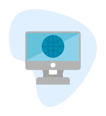 Internet bağlantısı simgesini vektör çizim