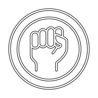 Irkçılık yok, vektör illüstrasyonu 