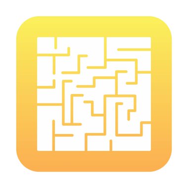 Labirent için labirent oyunu, çözüm. vektör