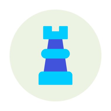 Satranç kalesi için vektör simgesi