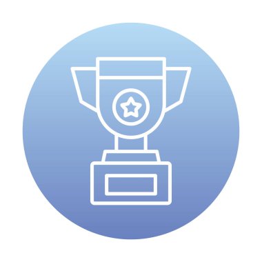 kupa simgesi, vektör çizimi