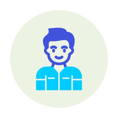 Dişçi web simgesi, vektör illüstrasyonu