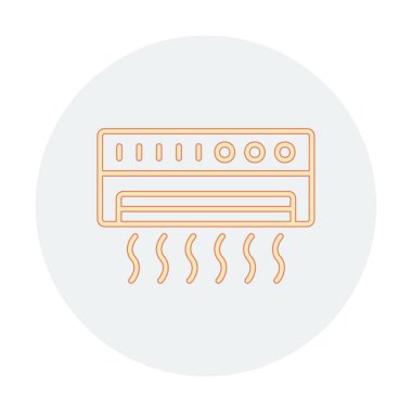 Klima ikonu vektör illüstrasyonu