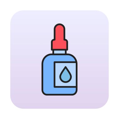 Ağız Aşısı Web simgesi, vektör illüstrasyonu