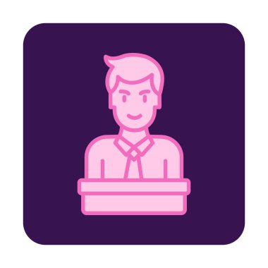 ana bilgisayar simgesi vektör çizimi