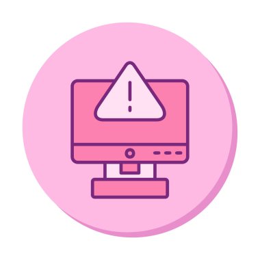 Hata imza simgesi vektör illüstrasyonu