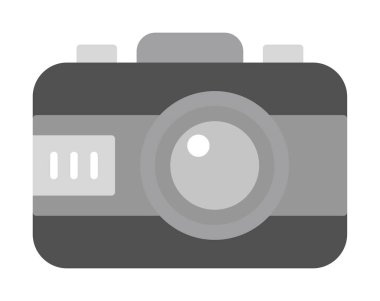 fotoğraf makinesi simgesi, vektör illüstrasyonu 