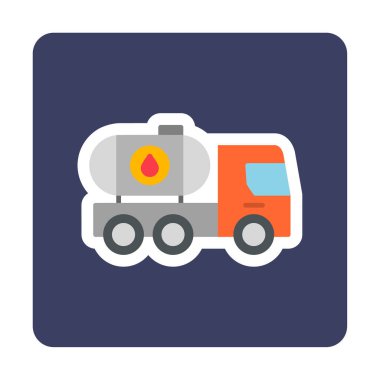 Petrol Tankı ikonu vektör çizimi