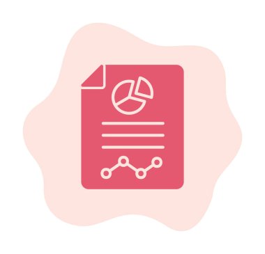 Analiz web simgesi vektör illüstrasyonu    