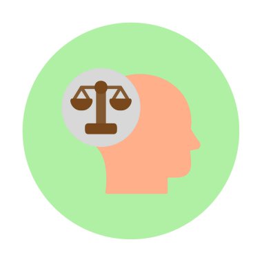 Adalet ikonu, hukuk konsepti illüstrasyonuyla duyuldu