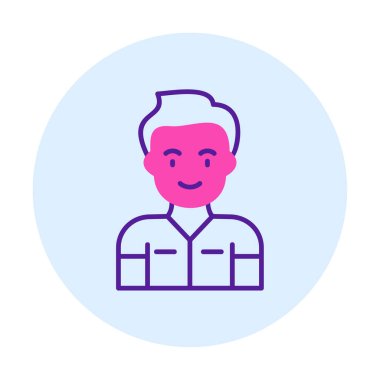 Dişçi web simgesi, vektör illüstrasyonu