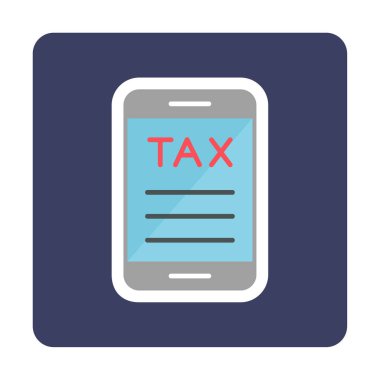 akıllı telefon simgesi, vektör illüstrasyonu basit tasarım