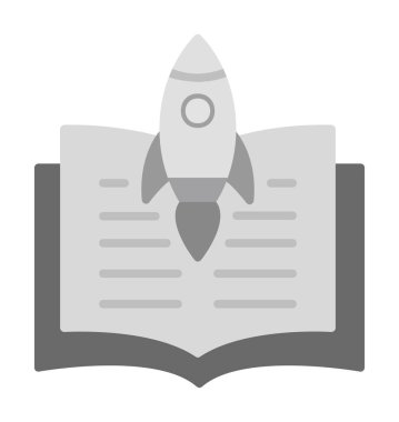 Bilim Kurgu kitabı vektör simgesi                       