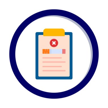 Liste web simgesi, vektör çizim 