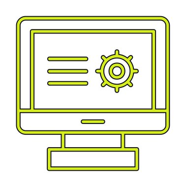 Basit Araştırma simgesi, vektör illüstrasyonu