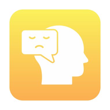 Negatif Düşünce konsepti ikon vektör çizimi