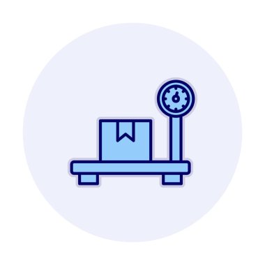 ölçekli düz simge, vektör illüstrasyonu 