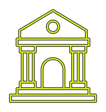 Simge vektör tasarlamak yapı Müzesi