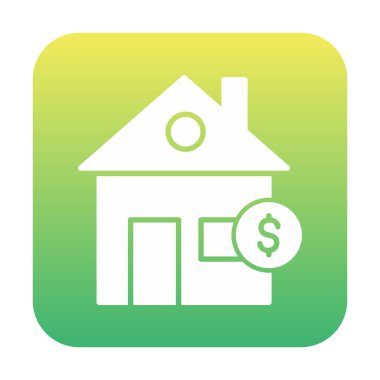 Emlak simgesi vektör illüstrasyon grafik şablonu 