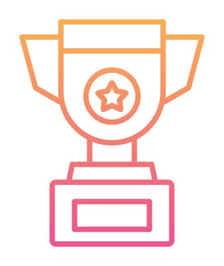 kupa simgesi, vektör çizimi