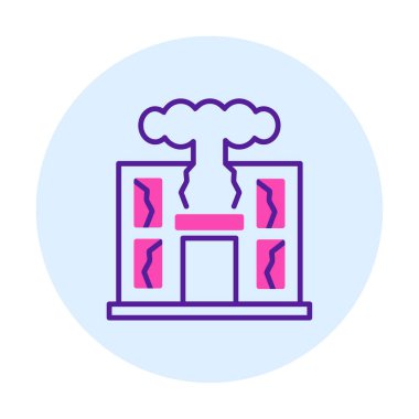 Savaş Yıkım konsepti vektör çizimi