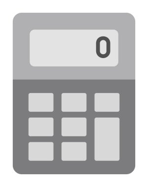 düz hesap makinesi vektör çizimi  