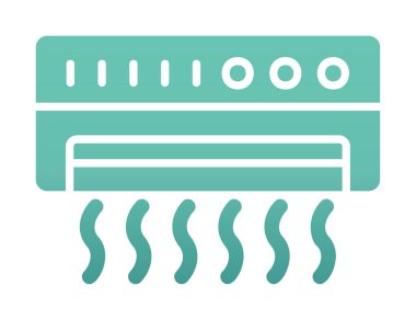 Klima ikonu vektör illüstrasyonu