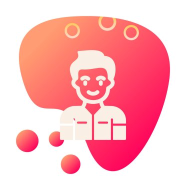 Dişçi web simgesi, vektör illüstrasyonu