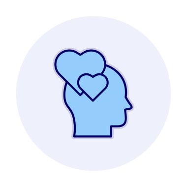 Aşık kişi ikon vektör illüstrasyonuName