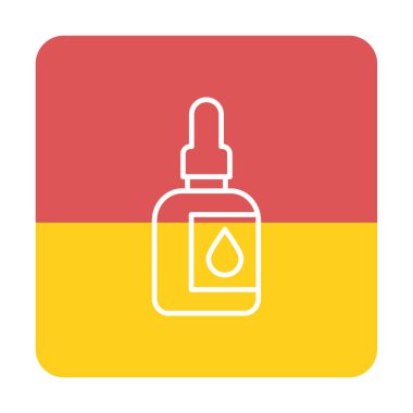 Ağız Aşısı Web simgesi, vektör illüstrasyonu