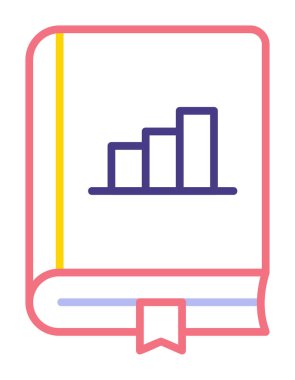 Çizelge simgesi, vektör illüstrasyonu   