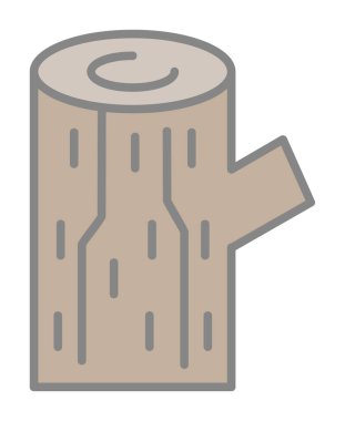 tahta günlük simgesi, vektör illüstrasyonu 