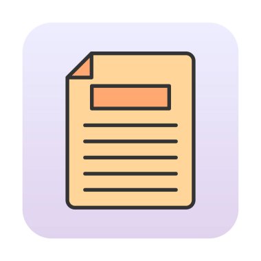 Seo Rapor. dosya belgesi izole edilmiş simge vektör illüstrasyon tasarımı                    